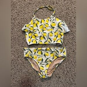 J. Crew Kids Bikini with Lemon Print